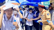 "Đội nắng" đồng hành cùng thí sinh kỳ thi tuyển sinh lớp 10