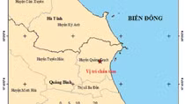 Động đất mạnh 4 độ Richter tại Quảng Bình