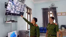 Trung úy Công an xã tận tụy với công việc