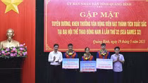 Quảng Bình khen thưởng các VĐV đạt thành tích xuất sắc tại SEA Games 32.