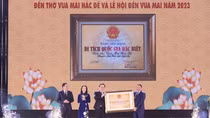 Đền thờ Vua Mai Hắc Đế đón nhận Bằng xếp hạng Di tích Quốc gia đặc biệt