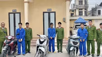 Nhóm đối tượng nhiều tiền án chuyên "nhảy" xe SH