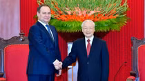 Tổng Bí thư Nguyễn Phú Trọng tiếp Thủ tướng Cộng hoà Belarus