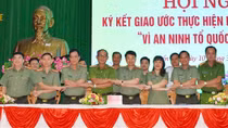 Cụm thi đua số 8 - Bộ Công an ký kết giao ước