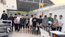 Ngăn chặn 30 thanh, thiếu niên mang hung khí chuẩn bị hỗn chiến