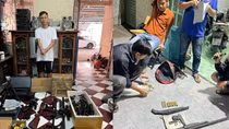 Triệt phá băng nhóm mua bán súng quân dụng trái phép