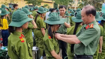 Trải nghiệm “Học kỳ Công an” tỉnh Sóc Trăng lần thứ 1