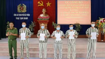 Công an Hải Phòng công bố quyết định giảm án và tha tù trước thời hạn cho 55 phạm nhân