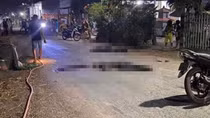 Hai người bị tai nạn tử vong do vướng dây căng ngang đường