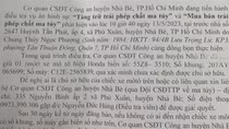 Tìm chủ sở hữu xe máy vụ án mua bán, tàng trữ ma túy
