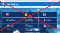 Cảnh báo trang web giả mạo Cổng dịch vụ công ngành BHXH Việt Nam