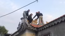 Cảnh sát leo nóc đền khống chế kẻ giết người vì nghĩ “ma xó theo dõi”