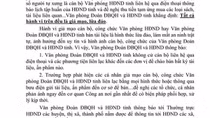 Giả mạo cán bộ Văn phòng Đoàn Đại biểu Quốc hội và HĐND tỉnh chào bán tài liệu