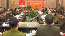 Họp trưởng đoàn Liên hoan nghệ thuật quần chúng CAND