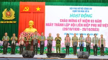 Cụm thi đua số 8 Hội phụ nữ Bộ Công an tổ chức hoạt động tại Đồng Tháp