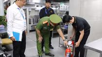 Kiểm tra PCCC Cảng hàng không quốc tế Tân Sơn Nhất trong cao điểm Tết Nguyên đán