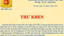 Lãnh đạo Bộ Công an gửi Thư khen thành tích bắt vụ 180 kg ma túy