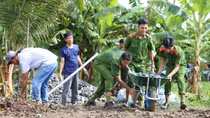 Đẩy nhanh tiến độ xây dựng nhà cho hộ đồng bào Khmer khó khăn