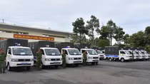 Công an Bạc Liêu bàn giao xe tải chuyên dùng cho Công an xã, thị trấn