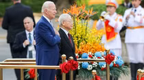 Tổng Bí thư Nguyễn Phú Trọng chủ trì lễ đón chính thức Tổng thống Hoa Kỳ Joe Biden