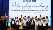 Hơn 1.000 tác phẩm tham gia giải thưởng Khởi nghiệp văn chương