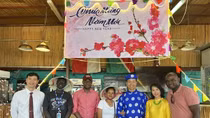 Bạn bè quốc tế ở Nam Sudan ấn tượng với Tết Việt Nam