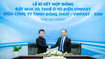Lado Taxi thuê 500 ô tô điện VinFast và mua bổ sung 40 xe VF e34