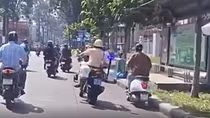 Phòng CSGT thông tin vụ Đại úy CSGT truy đuổi, đạp ngã xe người vi phạm