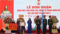 Hội Liên hiệp Phụ nữ Khu 5 đón nhận danh hiệu Anh hùng LLVTND