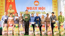 Chủ nhiệm Ủy ban QP-AN của Quốc hội dự Ngày hội Đại đoàn kết toàn dân tộc tại Khánh Hòa
