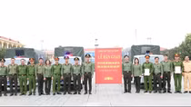Công an 3 xã ở Hà Nam được Bộ Công an trang cấp xe ô tô phục vụ công tác, chiến đấu