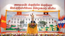 Bộ trưởng Tô Lâm dự lễ khánh thành Học viện Chính trị CAND Lào