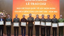 Trao giải Báo chí về xây dựng Đảng năm 2023 trong CAND