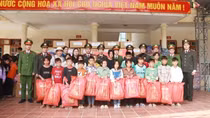 Công an tỉnh Sơn La huy động kinh phí hỗ trợ trường bán trú bị cháy