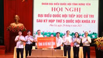 Bộ trưởng Tô Lâm tiếp xúc cử tri Hưng Yên sau Kỳ họp Quốc hội thứ 5
