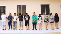 10 đối tượng sử dụng ma túy trong căn nhà không số