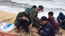 Thả lưới bắt cá, một người bị sóng cuốn trôi mất tích