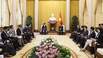 Chủ tịch nước tiếp Đoàn đại biểu Đảng Công Minh Nhật Bản