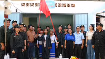Cảnh sát cơ động Nam Trung Bộ bàn giao nhà tình nghĩa tặng đồng đội