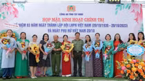 Công an Tây Ninh tặng quà Mẹ VNAH và quyên góp ủng hộ người nghèo