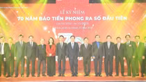 Báo Tiền phong kỷ niệm 70 năm phát hành số báo đầu tiên