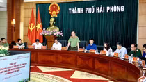 Đoàn khảo sát Trung ương làm việc tại Hải Phòng về công tác quốc phòng, an ninh và đối ngoại
