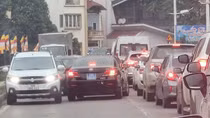 Xử lý nghiêm lái xe chạy lấn làn trên đường Âu Cơ