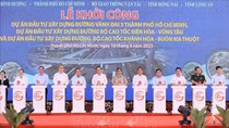 Thủ tướng Phạm Minh Chính tuyên bố khởi công 3 dự án trọng điểm ngành GTVT