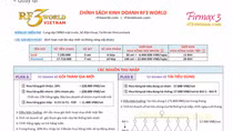 Cảnh báo kinh doanh theo phương thức đa cấp không phép liên quan đến RF3WORLD