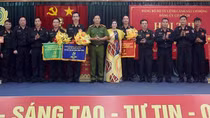 Sôi nổi hội thi Bí thư Chi bộ giỏi tại Trung đoàn Cảnh sát cơ động Trung bộ