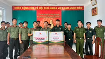 Sôi nổi hành trình nghĩa tình biên giới của Tuổi trẻ Công an TP Hồ Chí Minh