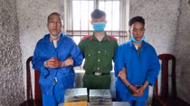 Hai chú cháu vận chuyển 12 bánh heroin