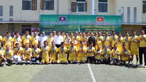 Giao lưu văn hóa, văn nghệ, TDTT với Công an 5 tỉnh nước bạn Lào