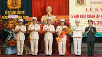 Phòng Cảnh vệ miền Trung kỷ niệm 5 năm thành lập